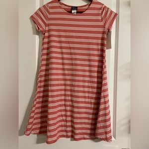 Tshirt dress, size xl 14/16, stripes